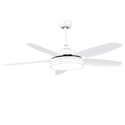 SOLLA LED Ventilador de Techo con Luz, Silencioso, 5 Aspas, Mando a Distancia, 42" de Diámetro, 6 Velocidades,Temporizador, Motor DC características