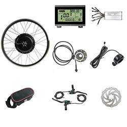 Schuck 48V 1000W Kit de Bicicleta eléctrica 20"/ 24" / 26"/27.5" / 28"/ 700C Rueda Delantera Kit de conversión de Bicicleta eléctrica, con KT-LCD3 (48 en oferta