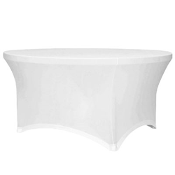 Funda Protectora para Mesa Redonda 180x74cm Blanca RDM Design&Basic en oferta