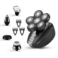 Maquina de Afeitar 5 IN 1 Afeitadora Barba Hombre USB Recargable Afeitadora Corporal Masculina Impermeable Maquina Afeitar Elegante Maquinilla de Afei precio