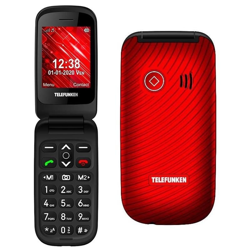 Telefunken S440 Teléfono para Mayores Rojo en oferta