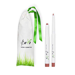 BeVe - Kit de maquillaje vegano para labios con barra y perfilador en oferta