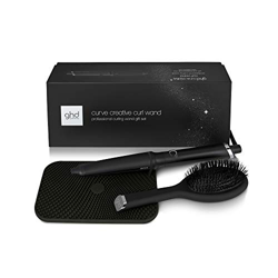 ghd curve creative curl gift set - rizador de pelo profesional para crear ondas surferas, tecnología ultra - zone, negro precio