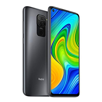 Xiaomi Redmi Note 9 4GB 128GB Smartphone 48MP Cámara Cuádruple MTK Helio G85 Octa Core 6.53" FHD Teléfono móvil Verde (Black)