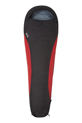 Mountain Warehouse Saco de Dormir de plumón Ligero Extreme - Saco de Dormir Tipo Momia, Capucha, Cremallera bidireccional - para Viajar con Mochila, V