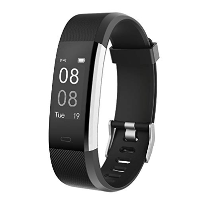 YAMAY Pulsera Actividad con Pulsómetro Mujer Hombre, Monitor de Actividad Deportiva, Ritmo Cardíaco, Impermeable IP67, Reloj Fitness, smartwatch con P