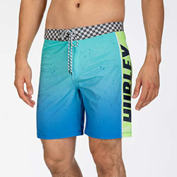 Hurley M Phtm Fastlane Flashback 18' Bañador, Hombre, Aurora Green, 28 precio