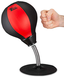 Tech Tools Stress Buster - Pelota de boxeo para escritorio, color rojo y negro precio