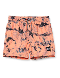 Superdry Volley Swim Short Pantalones Cortos, Naranja (Coral Tie Dye 3gc), L para Hombre en oferta