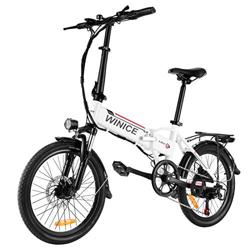 Vivi Bicicleta Eléctrica Plegable, 20 Pulgadas Bicicleta Eléctrica para Adultos, 250W Ebike con Batería Litio Extraíble de 36V 8Ah, Engranajes Profesi características