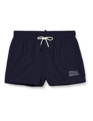 Superdry Sorrento Swim Short Pantalones Cortos, Azul (Nautical Navy 09s), M para Hombre