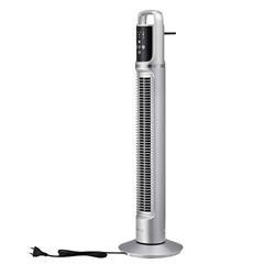 [in.tec] Ventilador de Torre con Temporizador 82 x 22 x 22 cm Máquina de Viento para Mover el Aire 3 Niveles de Velocidad Oscilación 40W Color Plata precio