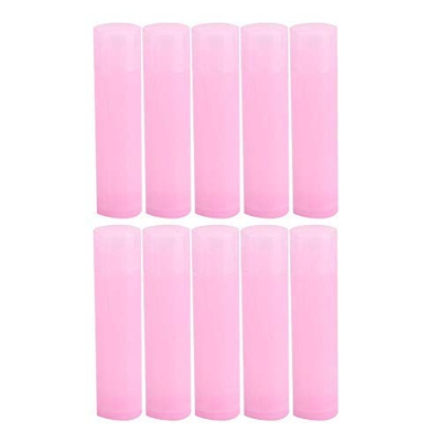 Tubos de bálsamo labial vacíos 30 piezas Tubo de lápiz labial redondo 5 ml 4.2g Bálsamo para labios Contenedor de rotación de carcasa recargable Caso 