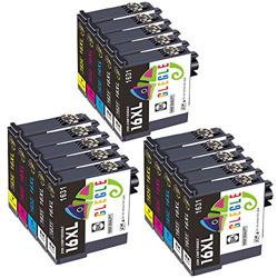 GLEGLE 16XL Cartuchos Tinta 15 Multipack Reemplazo para Compatible con EPSON Workforce WF-2630WF WF-2510WF WF-2750DWF WF-2530WF WF-2540WF WF-2760DWF W en oferta