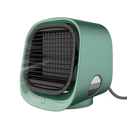 LHWY Aire Acondicionado Portatil Silencioso Móviles Mini Humidificador Ventilador Agua 3 en 1 USB Enfriador de Aire Pequeño Air Cooler Espacio Persona en oferta