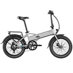 Legend eBikes Bicicleta Eléctrica Plegable Compacta con Rueda de 20 Pulgadas, Batería 36V 14Ah (504Wh), Plata en oferta