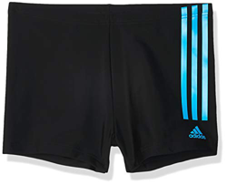 adidas FIT SEMI3S Bx Traje de Baño, Hombre, Black/Shock Cyan, 4 en oferta