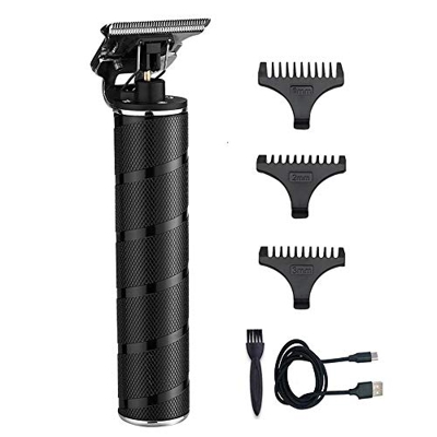 Hair Clipper Trimmer,Anself Carga USB portátil Retro Grabado Cortador de pelo eléctrico IPX4 Impermeable Hombre Profesional Uso doméstico Cortadora