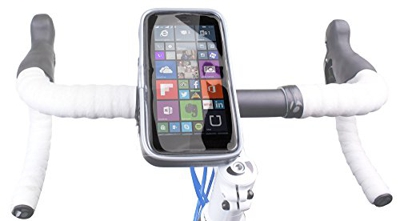 DURAGADGET Soporte De Bicicleta/Funda para Microsoft Lumia 640/535 - Giratoria 360º - ¡con Superficie Impermeable! - Primera Calidad