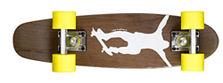 Ridge Skateboards Maple Mini Dark Dye - Longboard, Color Amarillo, Talla 22-Inch características