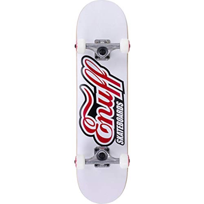 Enuff Skateboards Classic Logo Skateboard, Unisex Adulto, Blanco (Blanco), 7.75"