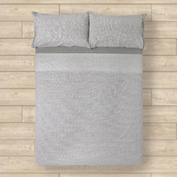 Juego de sábanas Algodón 3p - Vik chic cama 150 o 160 cm Gris características