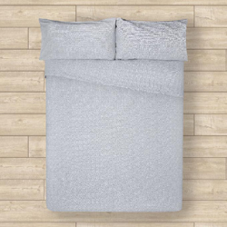 Juego funda nórdica Algodón 2p - Vik chic cama 090 cm Gris en oferta