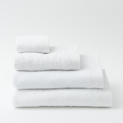 Toalla algodón peinado - Basic LM Blanco Blanco Toalla Ducha - 70x140cm en oferta