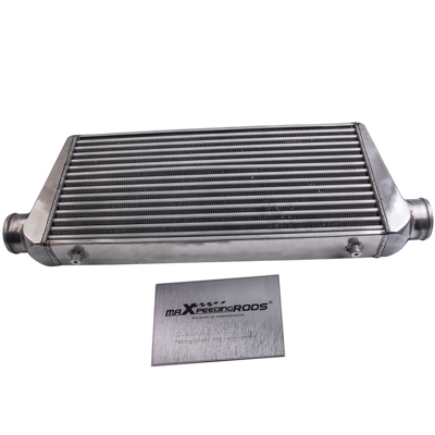 Intercooler de montaje frontal 600x300x76mm tubo y aleta 3.0 pulgadas Entrada / salida 76mm