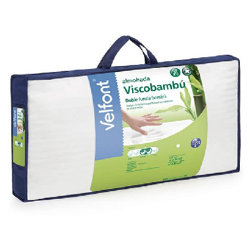 Almohada Viscolástica - Viscobambú 070x035 cm Blanco en oferta