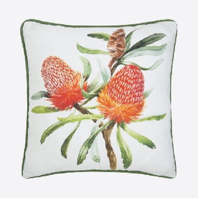 Funda de cojín - Proteas 045x045 cm Blanco