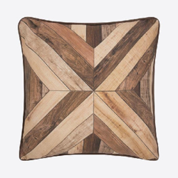 Funda de cojín - Parquet 045x045 cm Marrón precio