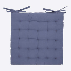 Cojín silla - Basic azul 040x040 cm Azul en oferta