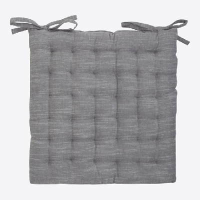 Cojín silla - Gris chambray 040x040 cm Gris