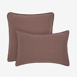 Funda de cojín - Basic marron 045x045 cm Marrón en oferta