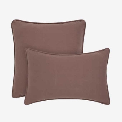 Funda de cojín - Basic marron 045x045 cm Marrón