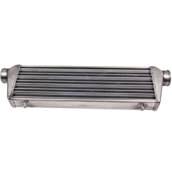 27'' x 7'' x 2.5'' Intercooler Montaje Frontal Turbocompresor Universal Aluminio en oferta