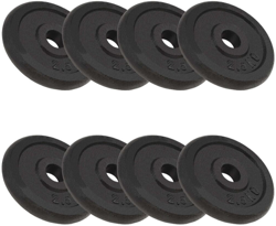 VidaXL Weight Plates 8 PCS 20 kg en oferta