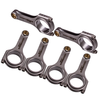 Conrods Con Rod 142.5mm Para BMW E34 M5 S38B38 S38 3.8L H Beam Connecting Rods