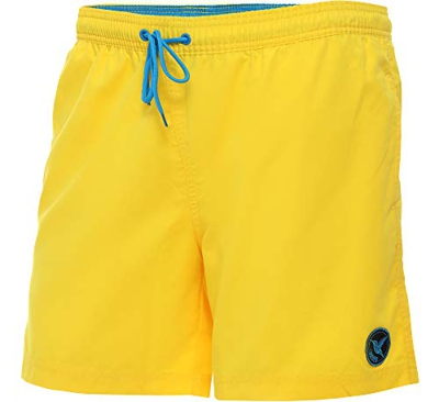 Ladeheid Bañador de Natación Short Baño Hombre LA40-128 (Amarillo, 3X-Large)