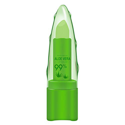 ARTIFUN Bálsamo Labial 99% Aloe Vera Jabón, Temperatura Cambio de Color Lápiz Labial Imprimación Exfoliante Hidratación Salvar Labios Secos Bálsamo La en oferta