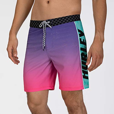 Hurley M Phtm Fastlane Flashback 18' Bañador, Hombre, Washed Pink, 34