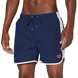 ARENA Bañador Team Stripe Boxer, Hombre, Shark/White, M en oferta