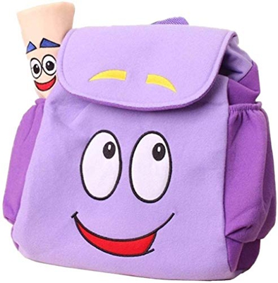 ANNIUP Mochila Explorer Mochila de rescate con mapa, mochila preescolar morado