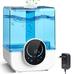 Humidificador Ultrasónico 5L, Humidificador para Bebe, Humidificador de Habitación, con Pantalla LED, Difusor de Aroma, Apagado Automático, Temporizad características