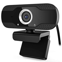 MK Webcam PC Full HD 1080P con Micrófono, Webcam Portátil para PC, Webcam USB 2.0, Streaming Cámara Reducción de Ruido para Videollamadas, Grabación,  en oferta