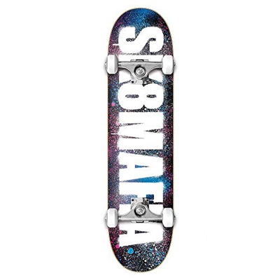 Sk8Mafia OG Logo Stencil 8.0"x31.85" Complete Skateboard, Adultos Unisex, Multicolor (Multicolor), 8.0"