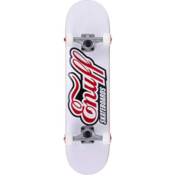 Enuff Skateboards Classic Logo Mini Skateboard, Adultos Unisex, Blanco (White), 7.25" en oferta