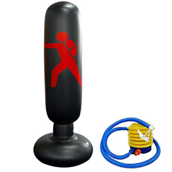 XUBX 160cm Saco de Boxeo Hinchable, Boxeo Inflable autoportante Aptitud Objetivo Bolso del Soporte de la Torre, Rebote inmediato, Kick Formación Tumbl precio