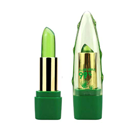 Lápiz labial que cambia de color de aloe vera Bálsamo labial de gelatina con cambio de color y temperatura de larga duración con cuidado de reparación precio